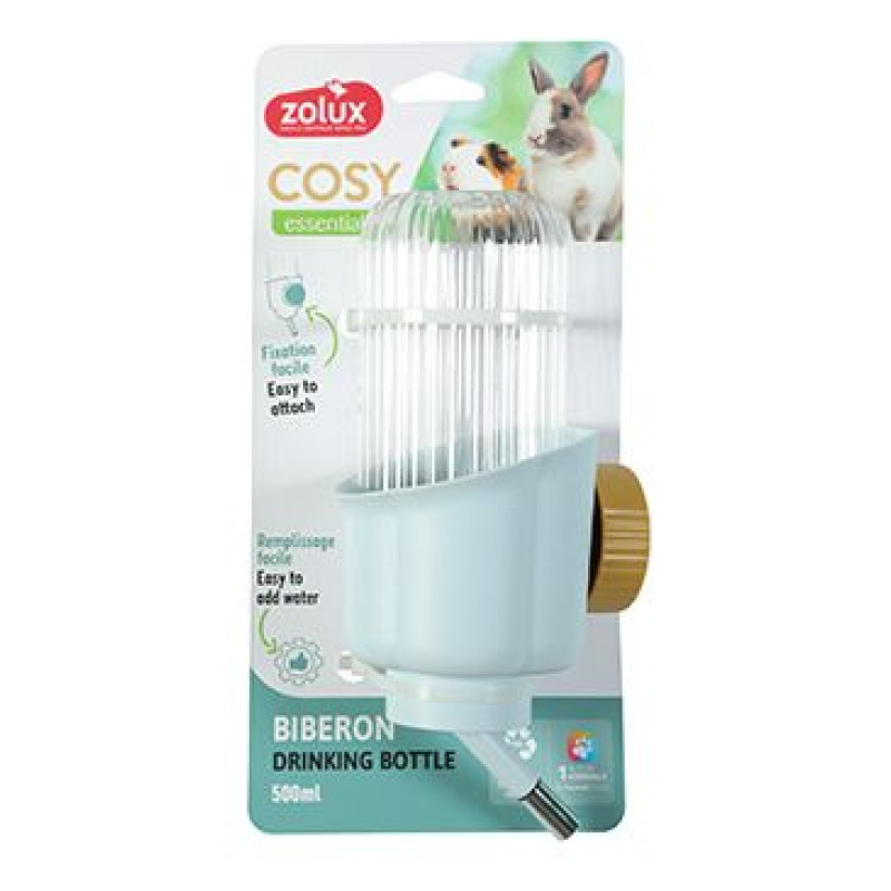 Napáječka hlodavec COSY květina 500ml modrá Zolux