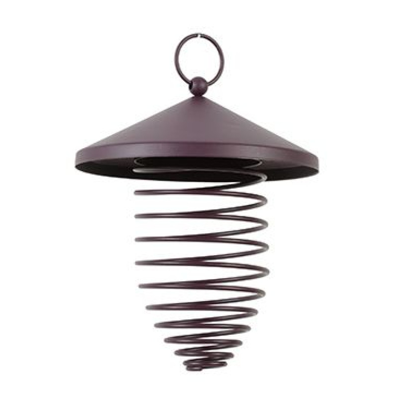 Krmítko venk. SPIRAL na loj.koule kov fialová 11cm Zol