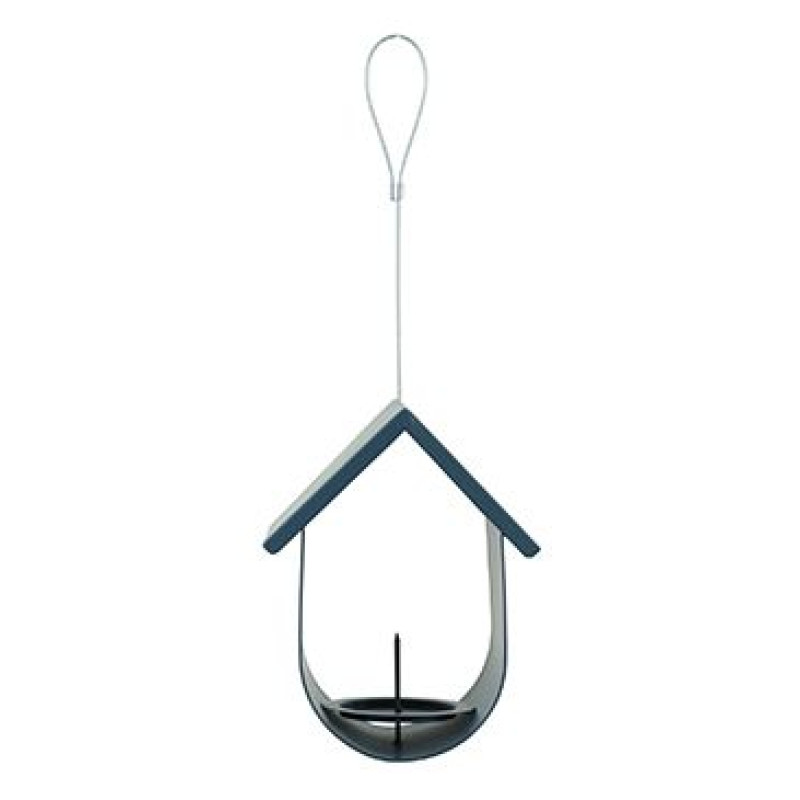 Krmítko venk. BUDKA na loj.koule kov modrá Zolux