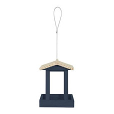 Krmítko venk. FLORA 1 na semena dřevo modrá Zolux