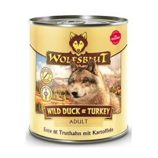 Wolfsblut Dog Adult Wild Duck&Turkey konz. 800g
