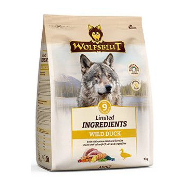 Wolfsblut Dog Adult Limited Ingred. Wild Duck 1kg