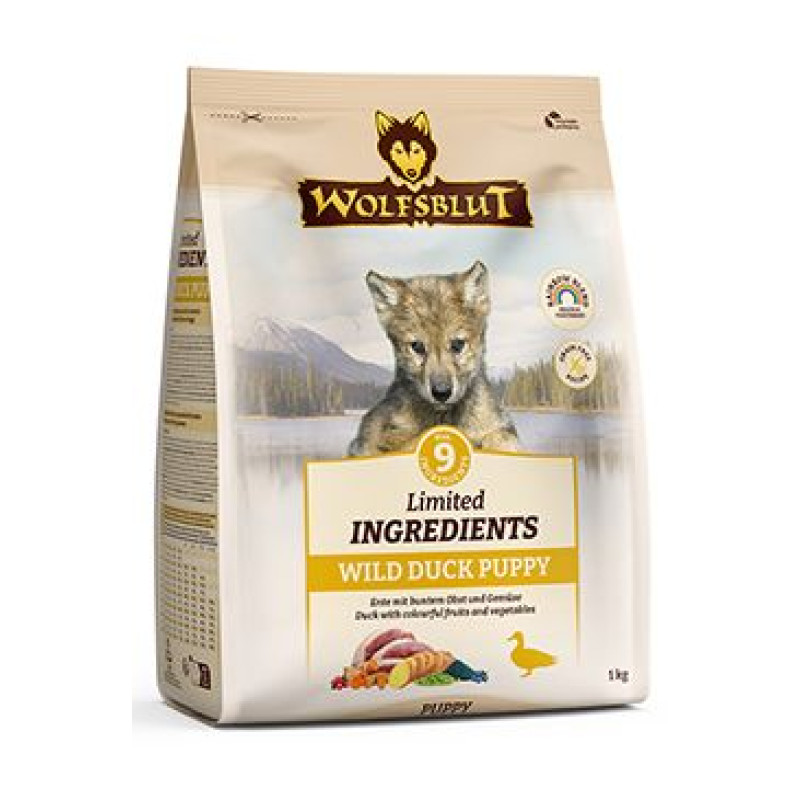 Wolfsblut Dog Puppy Limited Ingred. Wild Duck 1kg