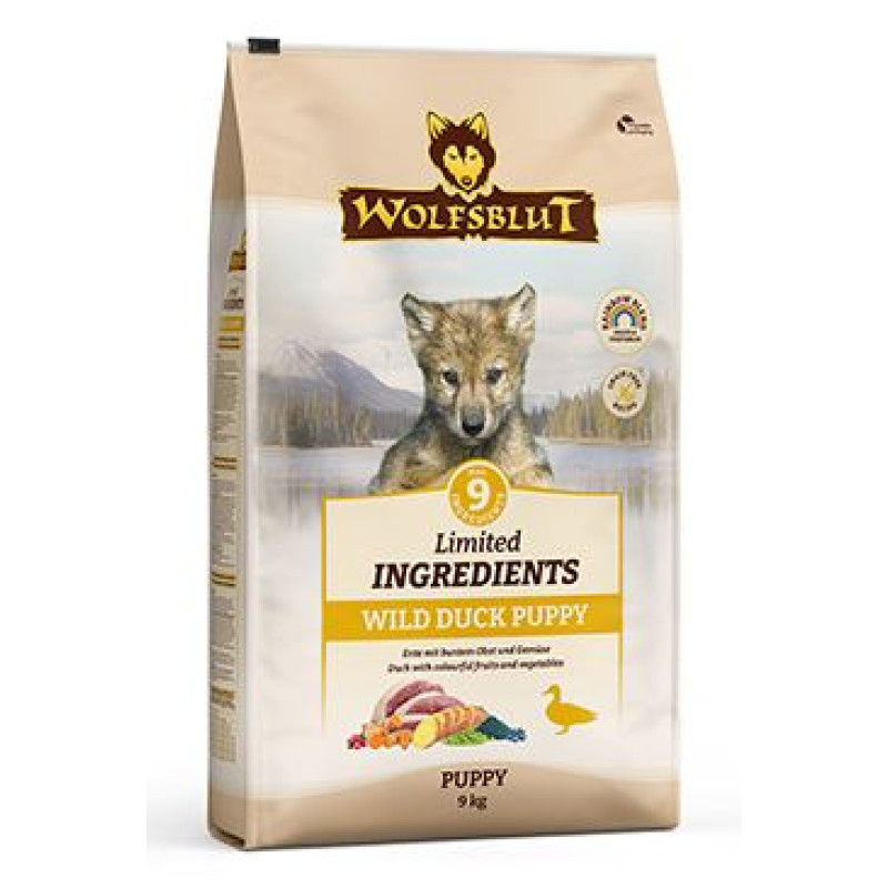 Wolfsblut Dog Puppy Limited Ingred. Wild Duck 9kg