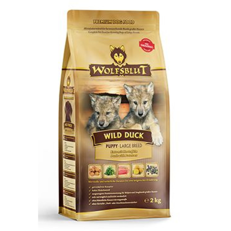 Wolfsblut Dog Puppy Large Breed Wild Duck 2kg