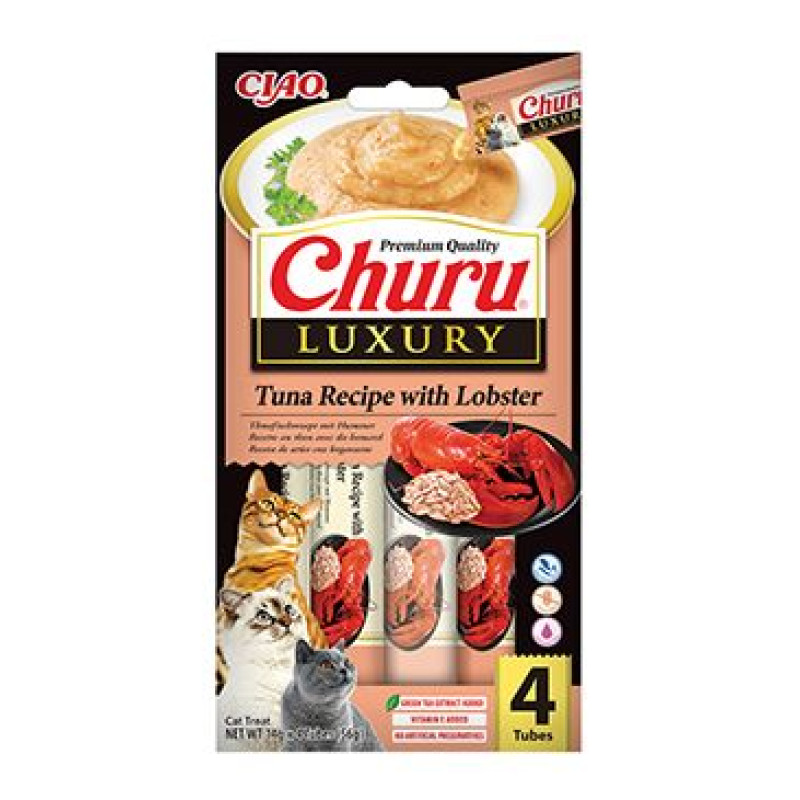 Churu Cat Luxury Tuna Recipe with Lobster 4x14g