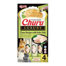 Churu Cat Luxury Tuna Recipe with Sole Fish 4x14g
