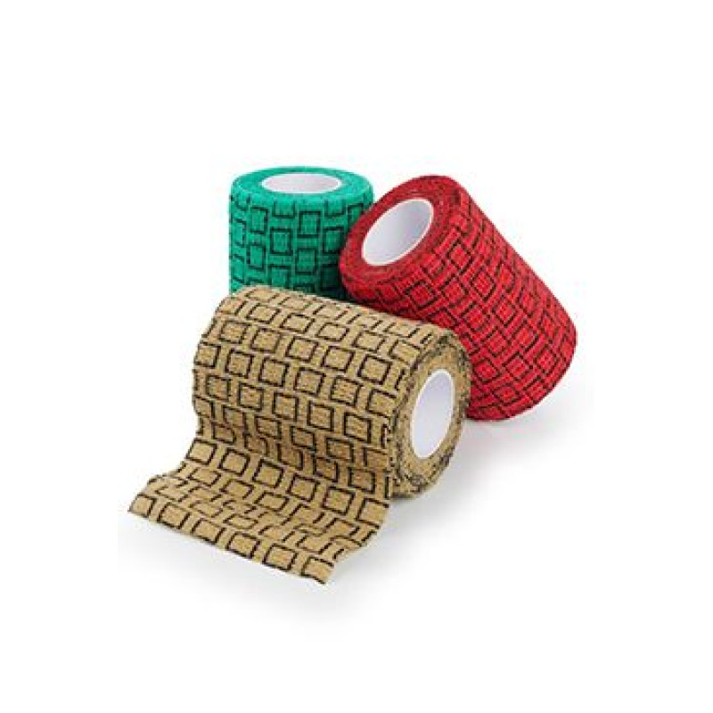 Obinadlo elast. SafeVet 7,5cmx4,5m mix Kruuse 10ks