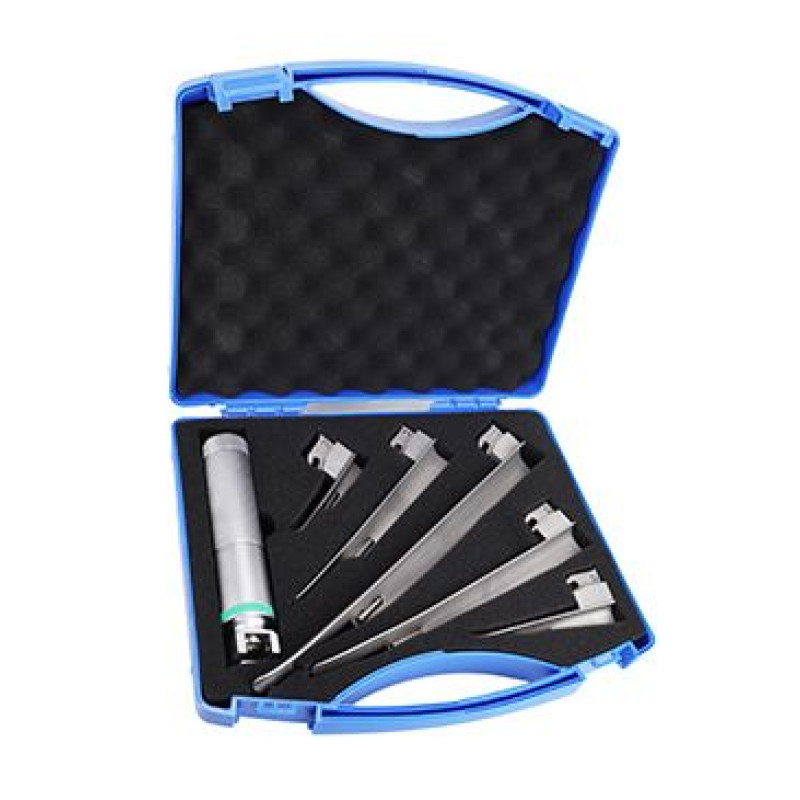 Laryngoskop Toex sada 1-2-3-4-5 s optickým vláknem