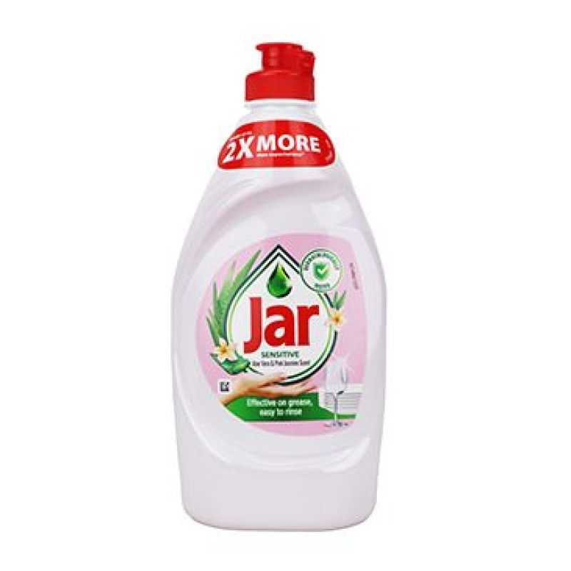Saponát na nádobí Jar Sensitive Aloe/Pink 450ml