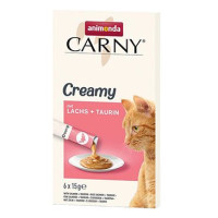 Animonda kočka CARNY poch. Creamy losos/taurin 6x15g