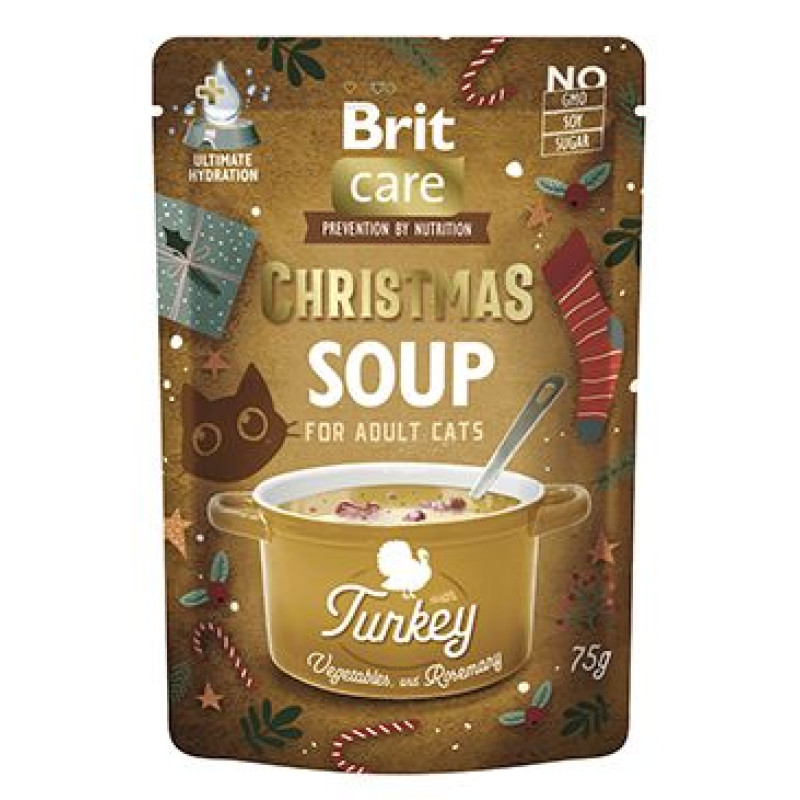 Brit Care Cat Christmas Turkey Soup 75g