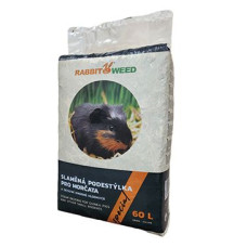 Podestýlka slaměná pro morčata SPECIÁL RabbitWeed 60l