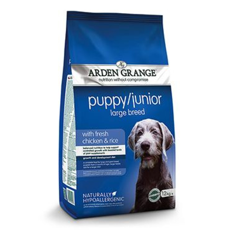 Arden Grange Dog Puppy/Junior Large with Chic&Rice12kg