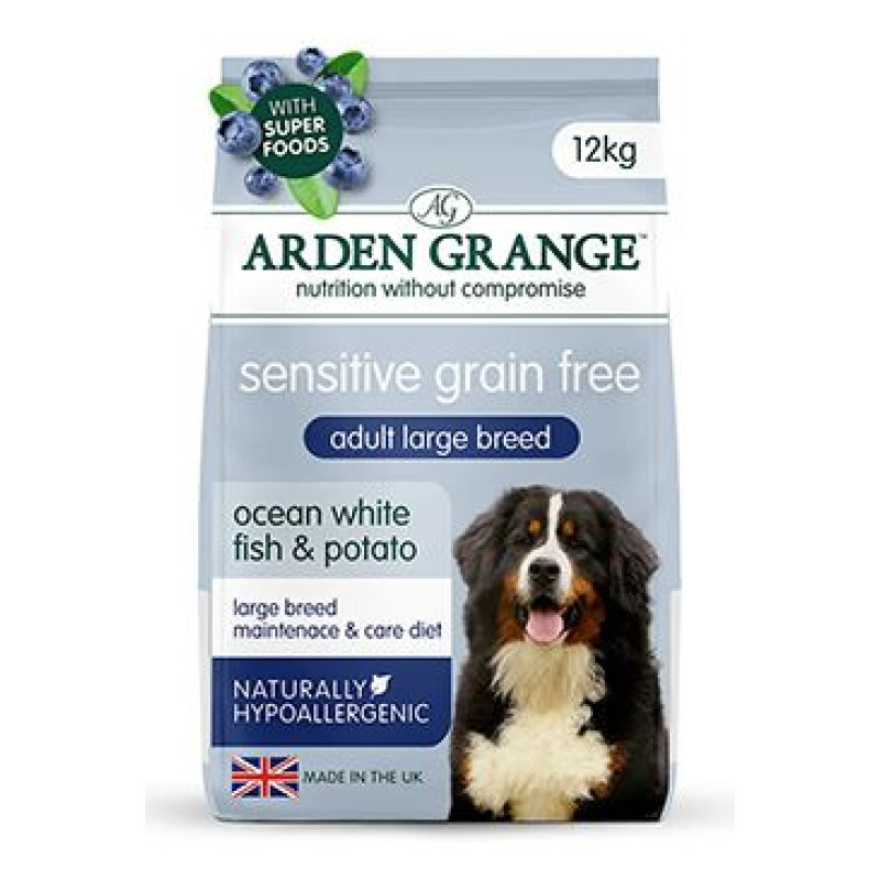 Arden Grange Dog GF Adult Large Sen.O.W.Fish&Pot.12kg