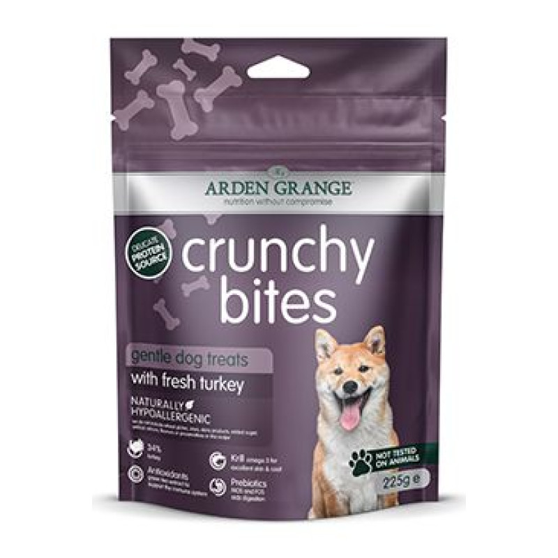 Arden Grange Crunchy Bites with fresh Turkey 225g