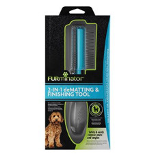 FURminator hřeben 2v1 deMatting&Finishing Tool pro psy