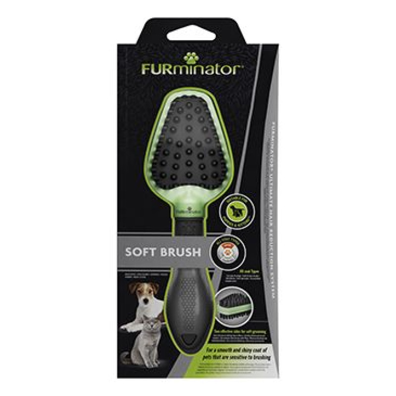 FURminator kartáč Soft Brush pro psy a kočky