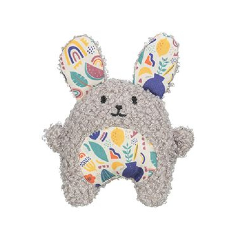 Hračka kočka Králíček plyšový s catnipem 11cm TR