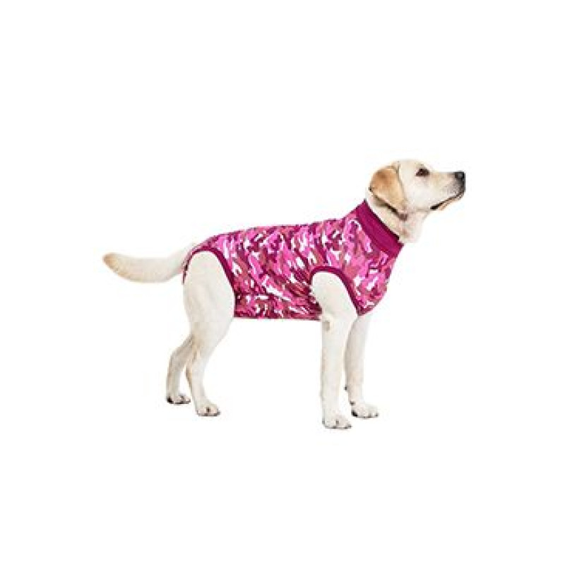 Obleček ochranný Suitical Dog PINK CAMO 49cm S+