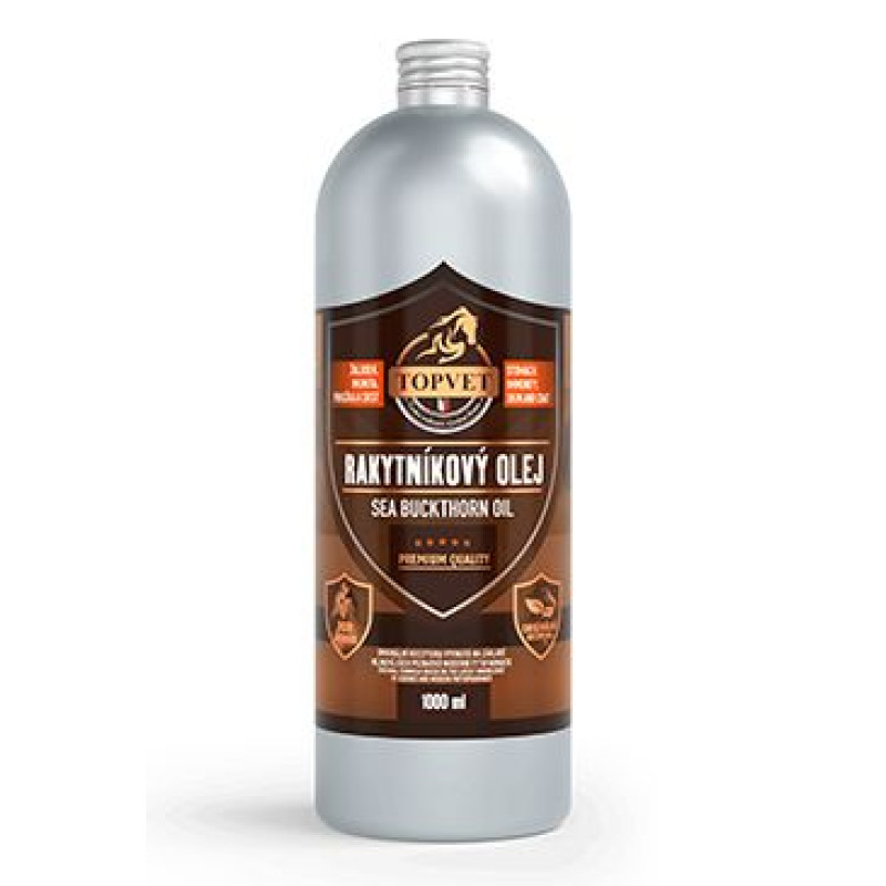 Rakytníkový olej pro koně TOPVET 1l
