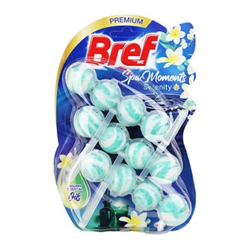 Wc blok Bref Spa Moments Serenity kuličky 3x50g
