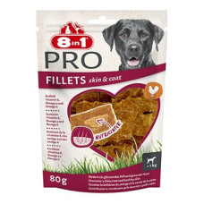 Pochoutka 8in1 Pro Fillets Skin&Coat 80g
