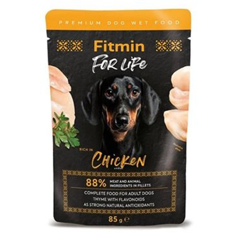 Fitmin FL dog kapsa Kuřecí s bylinkami 85g