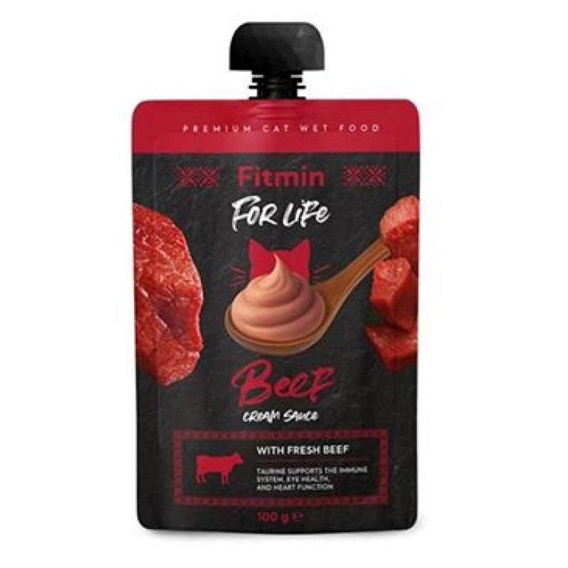 Fitmin FL cat kapsa Cream sauce hovězí 100g