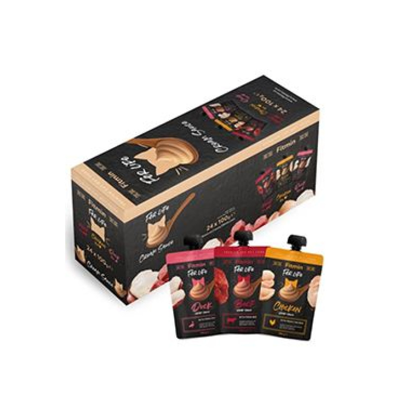 Fitmin FL cat kapsa Cream sauce Multipack 24x100g