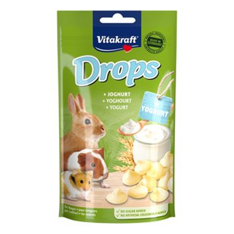 Vitakraft Rodent all poch. Jogurt Drops 75g