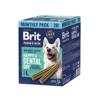Brit Premium Dog by Nature Dental Snacks L 28ks