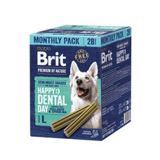 Brit Premium Dog by Nature Dental Snacks L 28ks