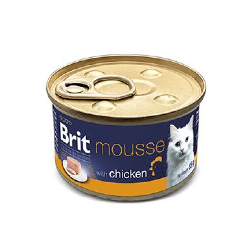Brit Premium Cat by Nature Mousse Chicken 85g