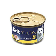 Brit Premium Cat by Nature Mousse Turkey 85g