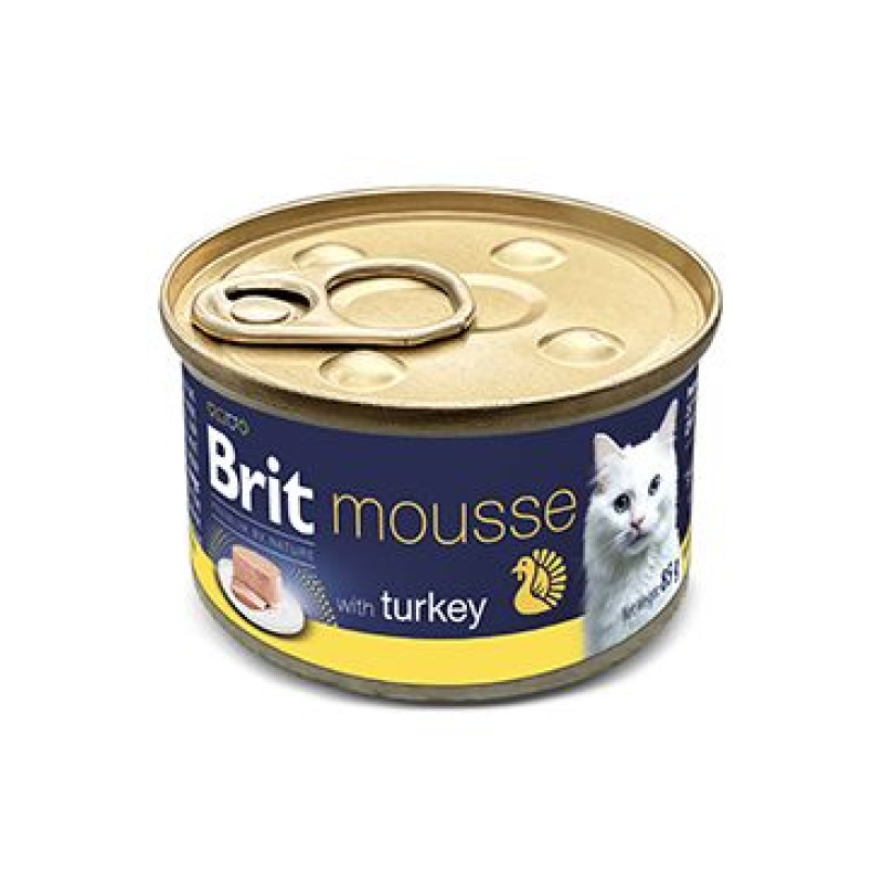 Brit Premium Cat by Nature Mousse Turkey 85g