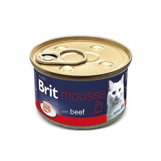 Brit Premium Cat by Nature Mousse Beef 85g