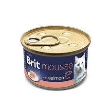 Brit Premium Cat by Nature Mousse Salmon 85g