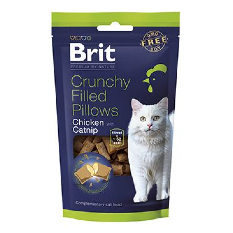 Brit Premium Cat by Nature Pillows Chicken Catnip 50g