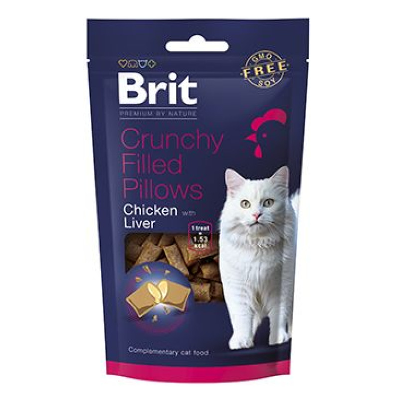 Brit Premium Cat by Nature Pillows Chicken Liver 50g