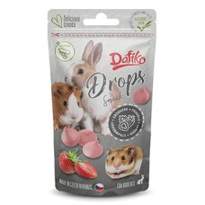 Dafiko drops pro hlodavce jahoda 75g