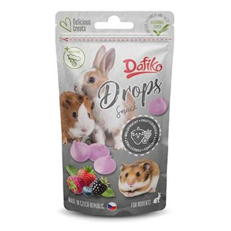 Dafiko drops pro hlodavce lesní směs 75g