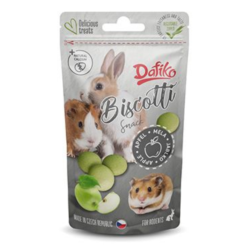Dafiko piškoty pro hlodavce jablko 25g