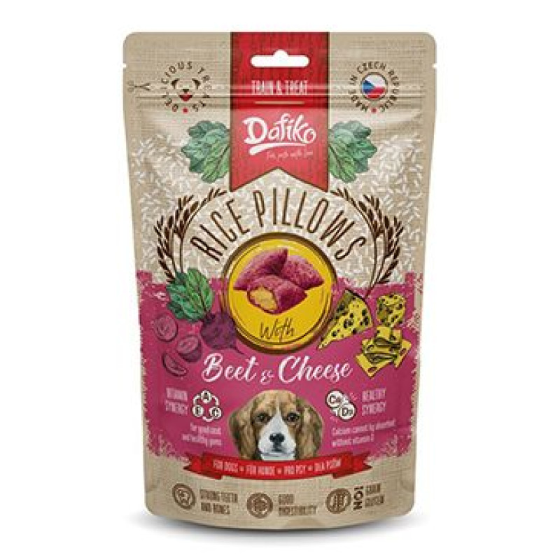 Dafiko plněné polštářky pro psy řepa/sýr 80g