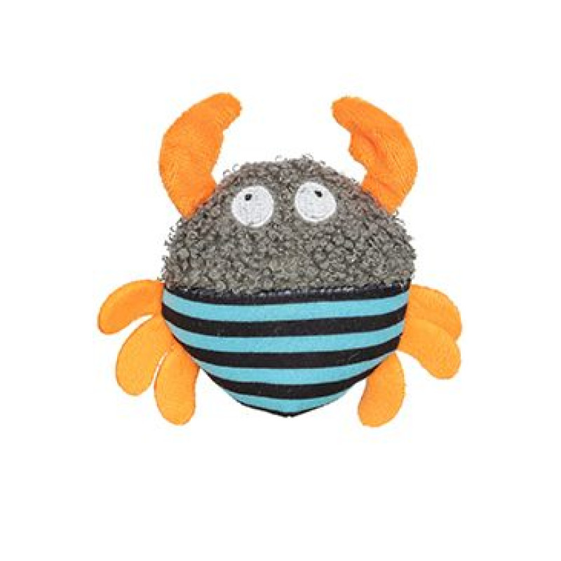 Hračka kočka Krab s catnipem, plyš 9cm TR