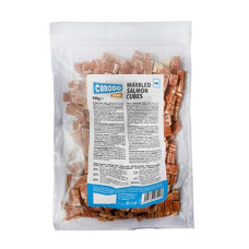 CARODO Dog poch. Kousky z mramorovaného lososa 500g