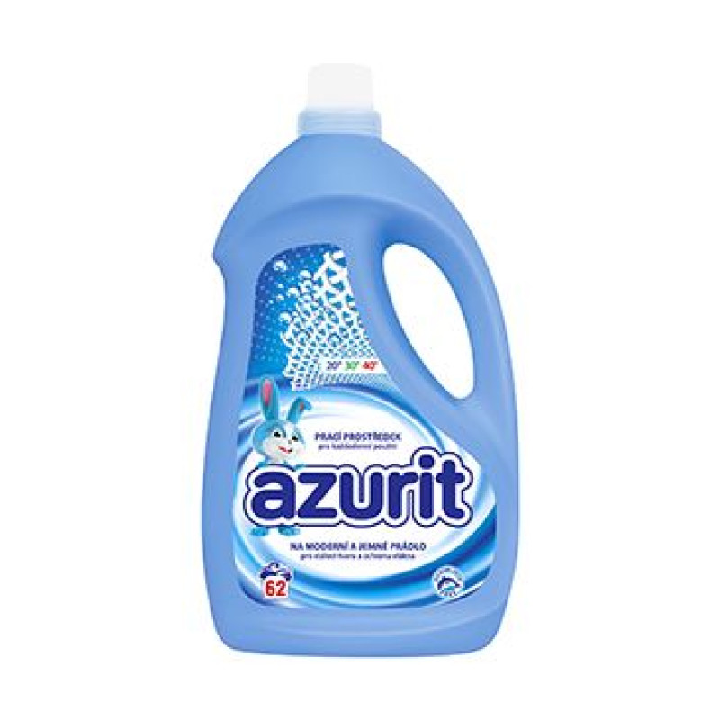 Prací gel Azurit moderní a jemné prádlo 2,48l, 62dávek