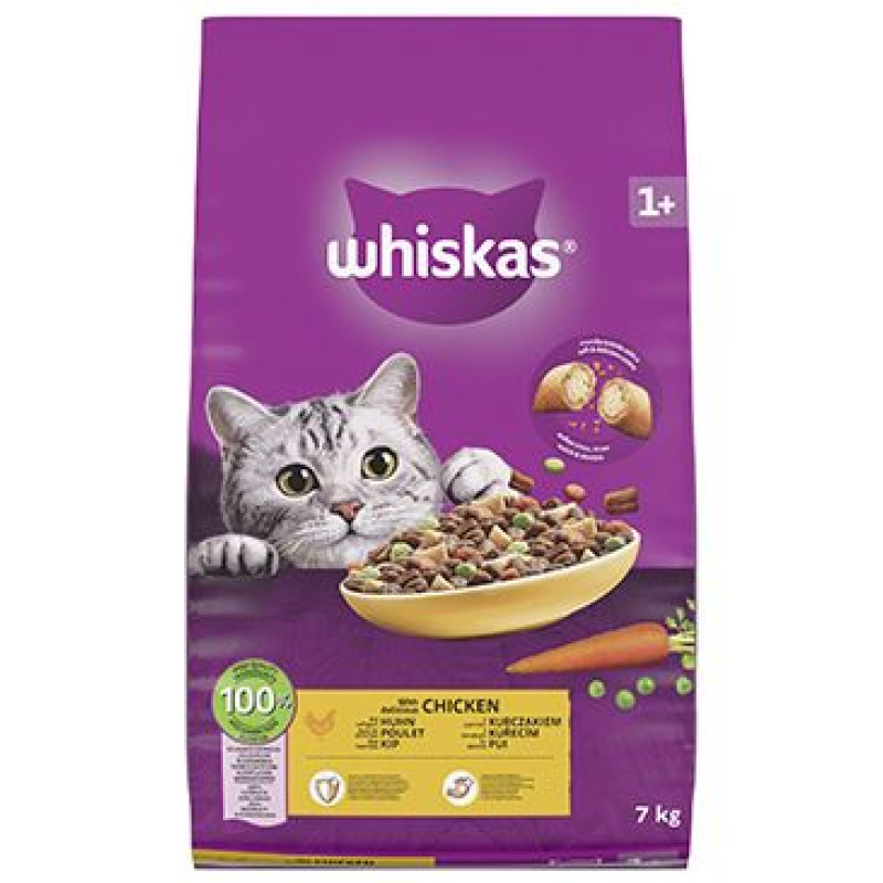 Whiskas Dry s kuřecím masem 7kg
