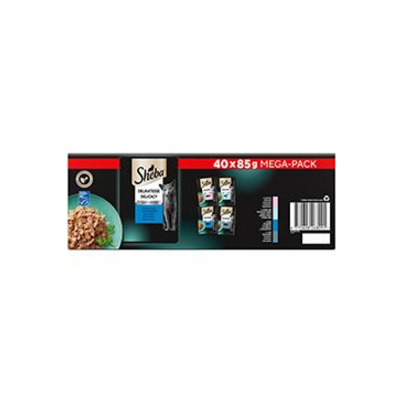 Sheba kapsa Delicacy Rybí výběr 40x85g