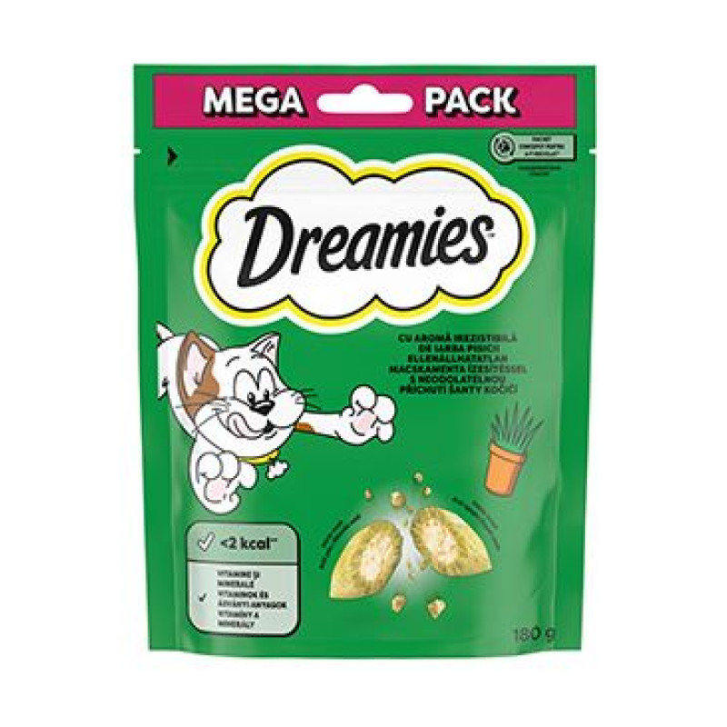 Dreamies kočka pochoutka s catnipem 180g